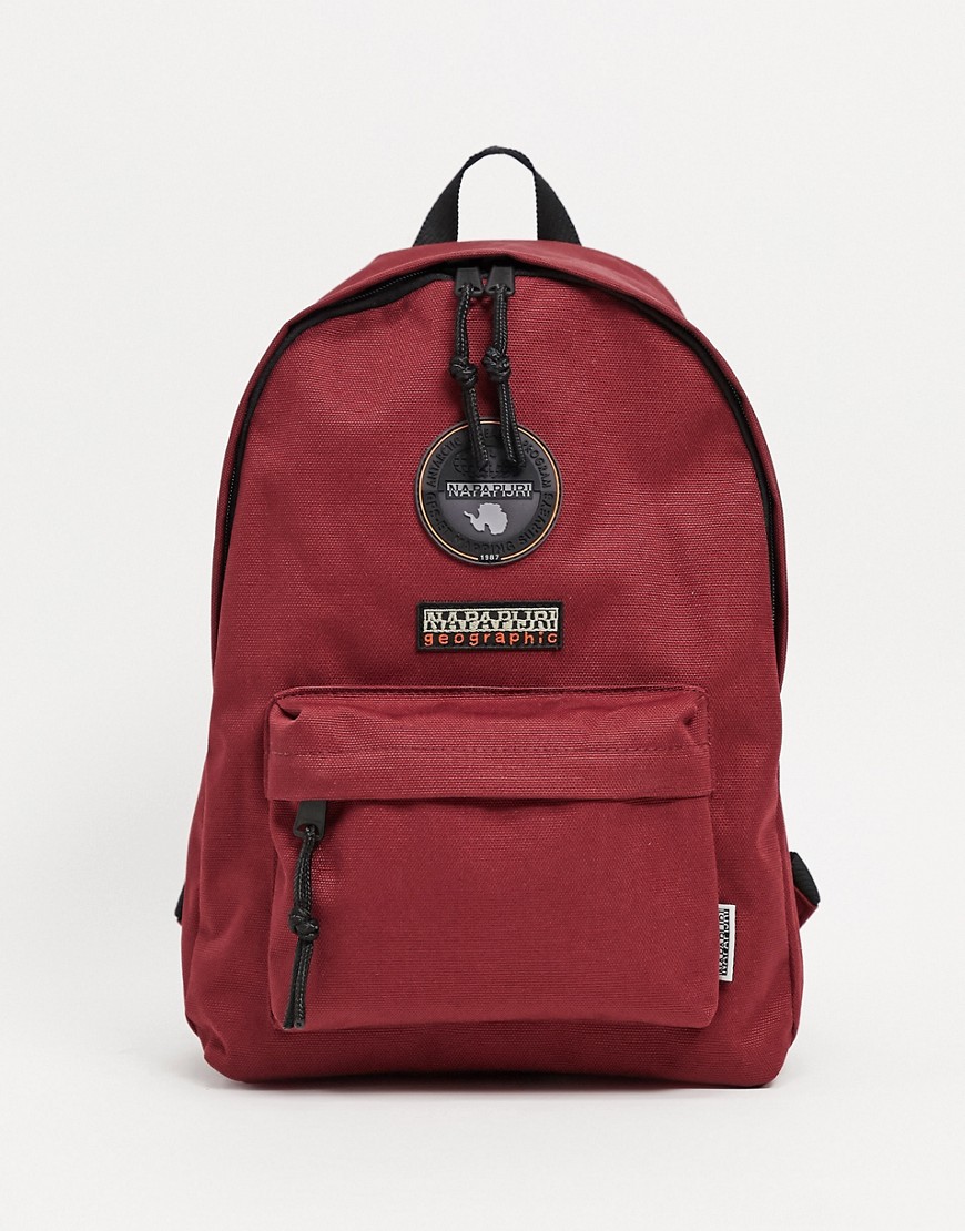 Napapijri Voyage Mini 2 backpack in burgundy-Red