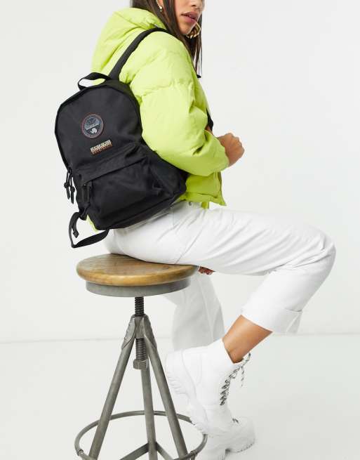 Napapijri voyage backpack black sale