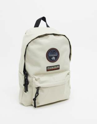 light gray backpack