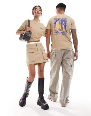 Napapijri Napapijri Wahine t-shirt in beige-Neutral