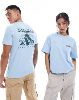 Napapijri - Wahine - T-Shirt in Hellblau