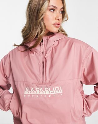 Napapijri windbreaker jacket in pink