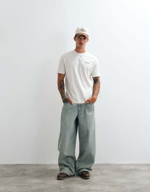Napapijri Yose back print t-shirt in white, 2 of 5