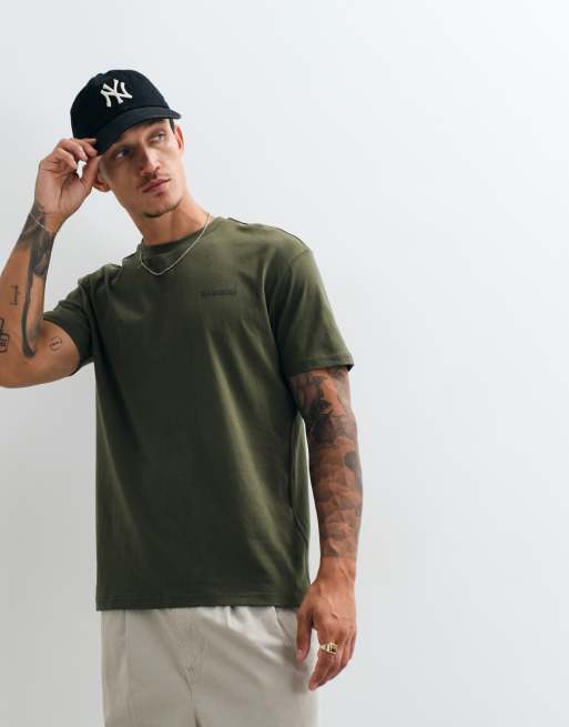 Napapijri Yourte T-shirt in olijfgroen, 5 van 5