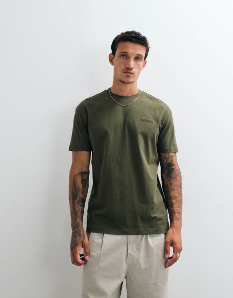 Napapijri Yourte t-shirt in olive green - view 1