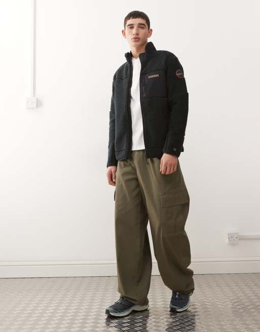 Napapijri - Yupik - Sort fleece-jakke, 2 af 5