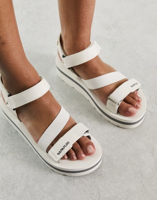 Napapirji Dahlia tech sandals in white