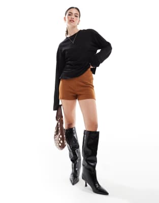 Narrated Loose Fit Shorts In Nut Brown - Asos Shorts New In 31st October 2024