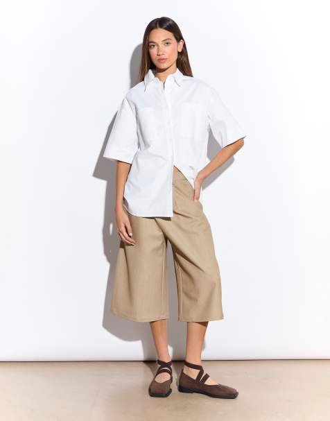 Narrated Tailord long shorts in sand - view 1