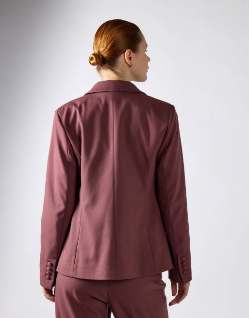 Narrated Tailored fit blazer in mauve, 3 of 4