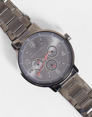 фото Наручные часы с металлическим браслетом-цепочкой french connection-серебристый