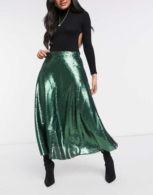 Sequin maxi 2025 skirt youth