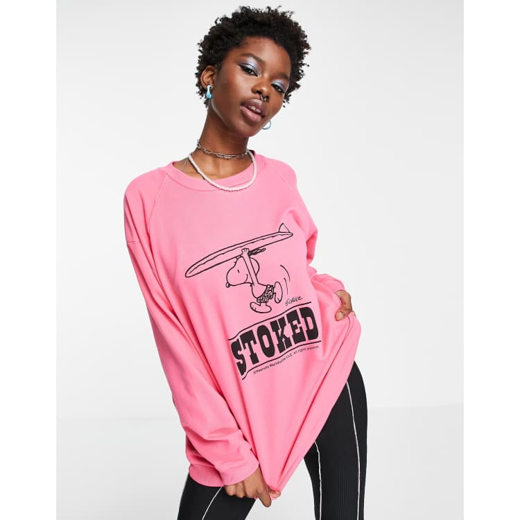 Next pink peanuts online sweatshirt