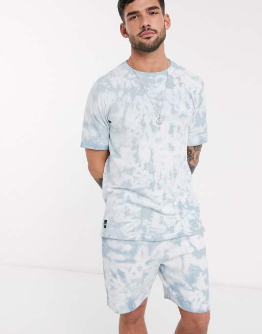 Native Youth two-piece set in teal tie dye wash, 3 of 3