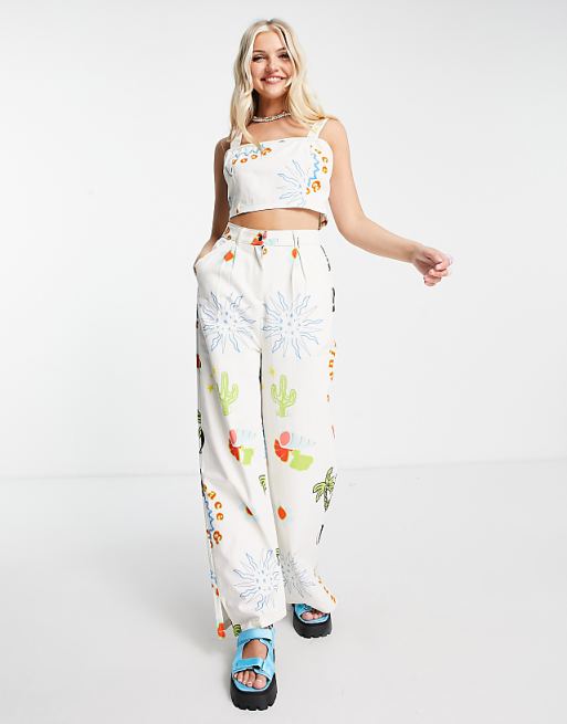 Women's Printed Stitching Corset Women's Printed Stitching Corset