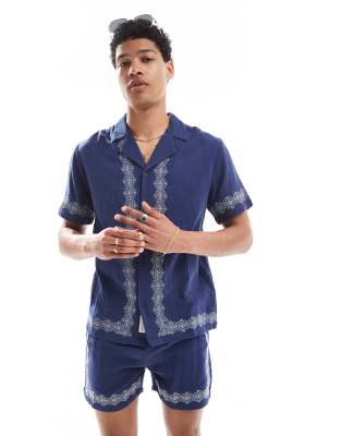 Native Youth Double Gauze Embroidered Shirt