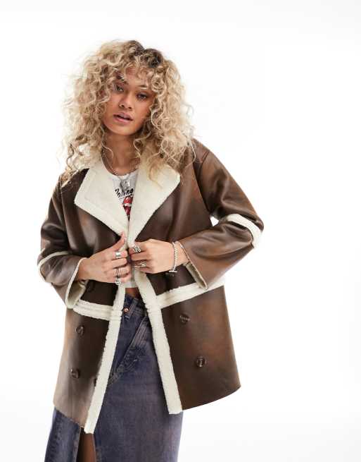 Youth faux leather jacket cheap