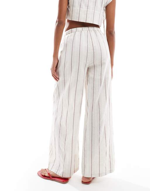 Native Youth - Gestreepte broek met wijde pijpen in multi, deel van co-ord set, 5 van 5