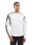 Native Youth – Langärmliges T-Shirt in Weiß mit Spray-Färbung