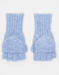 [Native Youth] Native Youth longline gloves in blue One Size BLUE