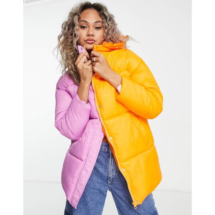 オーイェル Native Youth – Ocieplana kurtka oversize z blokami kolorów | ASOS