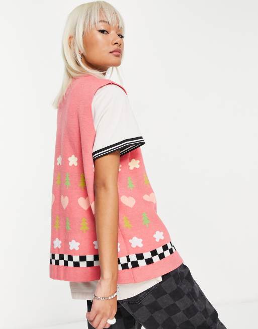 Native Youth - Oversized gebreide spencer, 3 van 4
