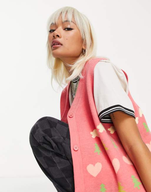 Native Youth - Oversized gebreide spencer, 4 van 4