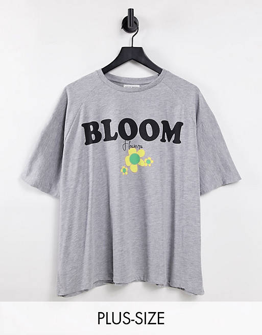 Native Youth Plus big boy t-shirt with bloom graphic 