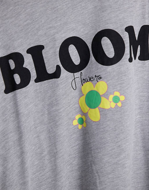  Native Youth Plus big boy t-shirt with bloom graphic 