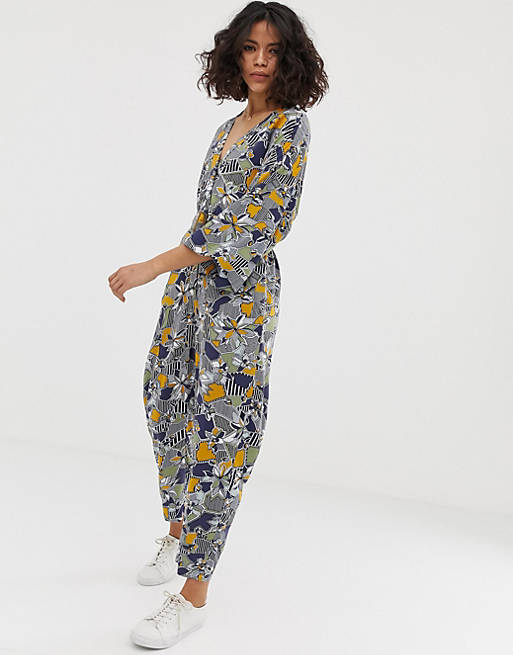 Native Youth relaxed jumpsuit in abstract print | ASOS
