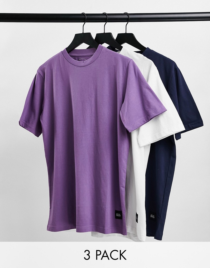 Native Youth - Set van 3 katoenen T-shirts-Multikleur