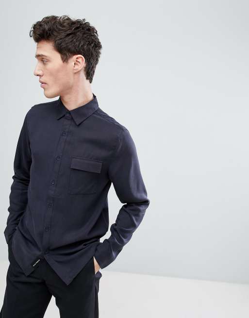 TWO-BUTTON PLACKET - YOUTH-NAVY-M 