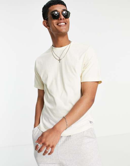 Native Youth tie dye border T-shirt in peach - part of a set