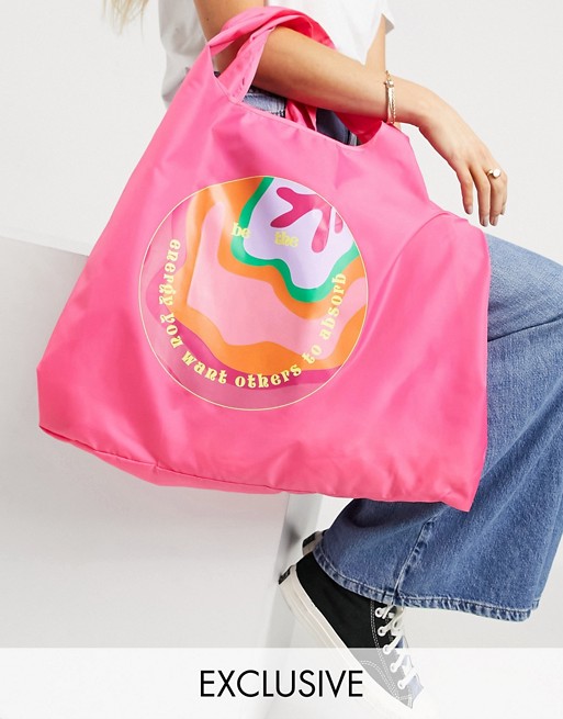 Native Youth tote grab bag with affirmation print
