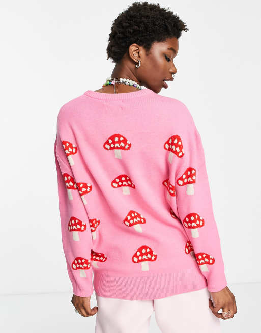 Native Youth very oversized jumper in mushrooms knit | ASOS