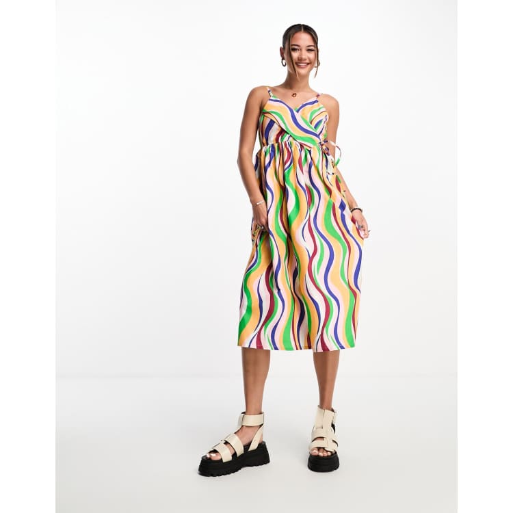 Yumi rainbow outlet dress