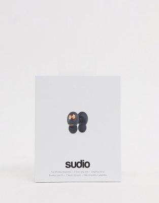 Наушники с функцией Bluetooth темно-серого цвета Sudio Tolv-Бесцветный