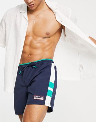 Nautica Competition Archive arbour swim shorts in navy
