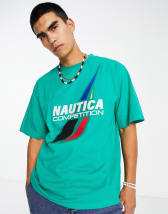 Nautica - Competition - Archive Creston - T-shirt in wit | ASOS