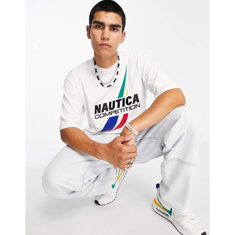 Nautica Competition Archive Creston t-shirt in white | ASOS