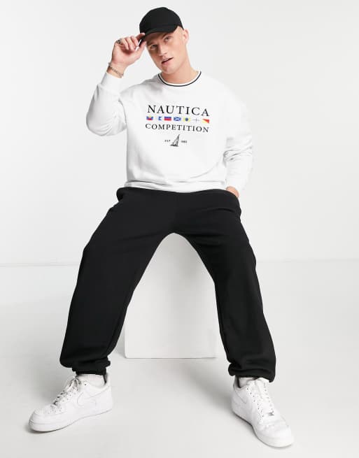 White nautica cheap sweatshirt