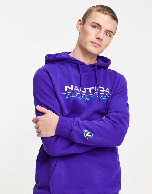 Nautica – Competition Convoy – Blått set i sweatshirttyg med logga, 2 av 3