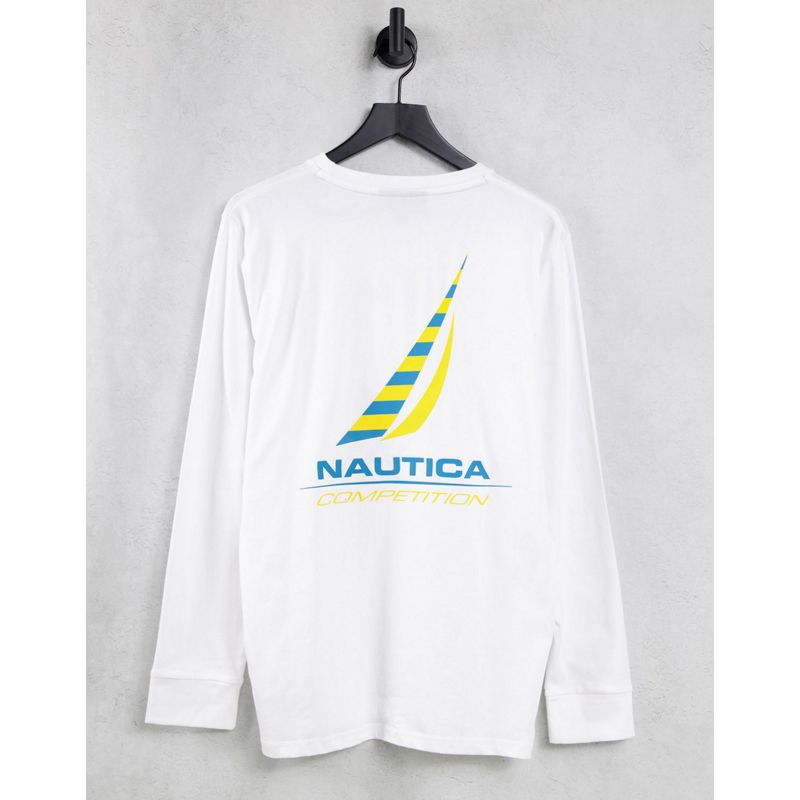 T-shirt stampate Uomo Nautica Competition - Fearo - Top a maniche lunghe bianco