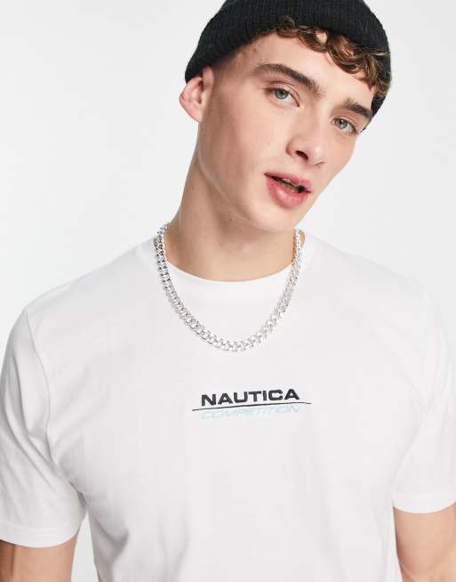 Nautica - Competition Galapagos - T-shirt avec imprimé au dos - Blanc, 3 de 4