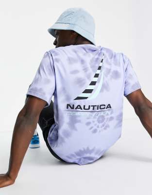 Competition Gourami - T-shirt lilla tie-dye con stampa sul retro-Viola - Nautica Competition T-shirt donna  - immagine2