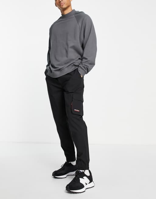 Nautica Competition payara nylon cargo pants in black | ASOS 
