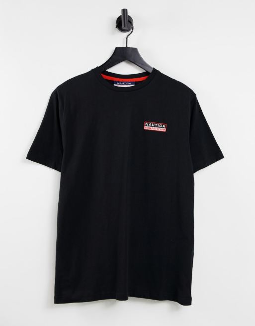 Nautica Competition – Svart t-shirt med tryck baktill, 2 av 4