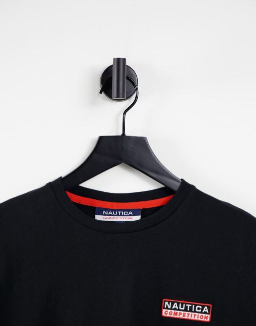 Nautica Competition – Svart t-shirt med tryck baktill, 4 av 4