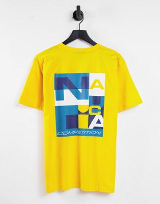 T-shirts et débardeurs Nautica Competition - Trent - T-shirt imprimé au dos - Jaune