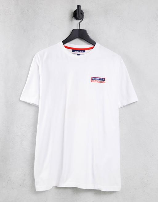 Nautica Competition – Vit t-shirt med tryck på ryggen, 2 av 4